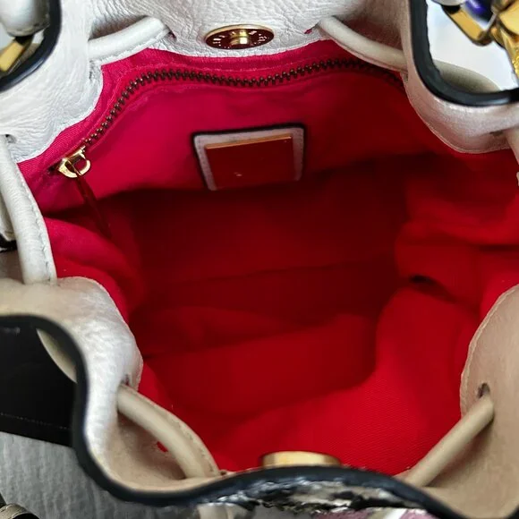 Brian Atwood Apeyton Drawstring Handbag - Picture 8 of 9